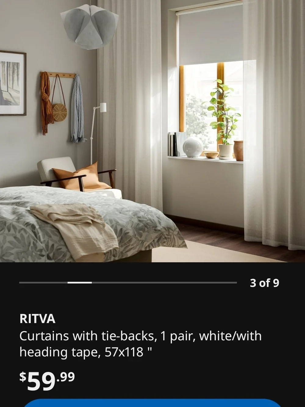 9 IKEA Ritva curtains